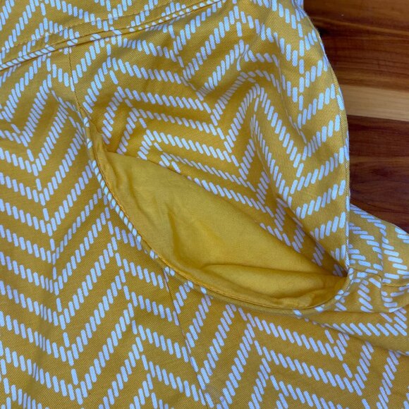 Tory Burch Meryl chevron knee length Dress Excellent condition Size 6 - Picture 6 of 8